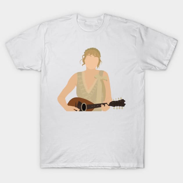 taylor flower headpiece guitar corolla white dress T-Shirt by senaeksi